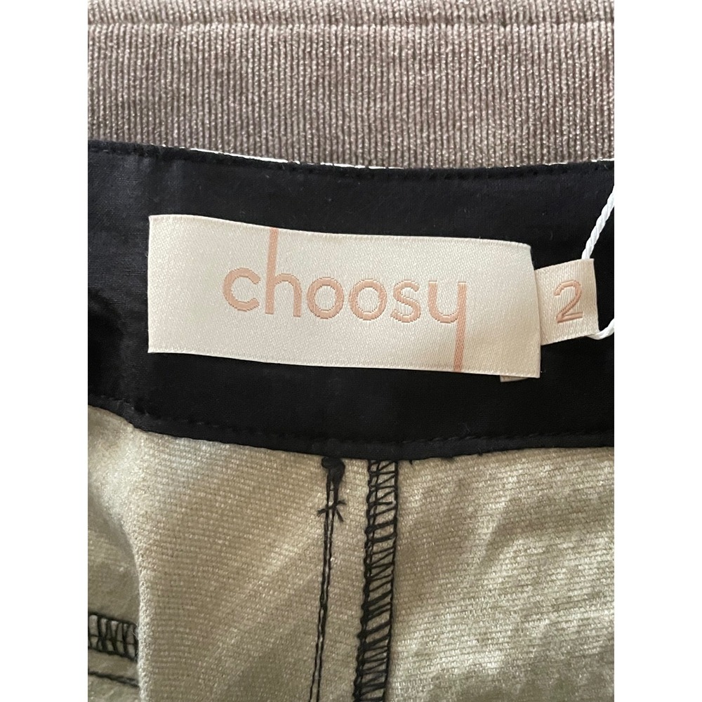 Choosy Snakeskin Print Faux Leather High Rise Pants Size 2 NEW - Picture 6 of 9